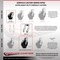 Service Caster 6'' Extra Heavy Duty Phenolic Swivel Caster Set with Swivel Locks , 4PK CRAN-SCC-KP92S630-PHR-BSL-4 - alternate 5